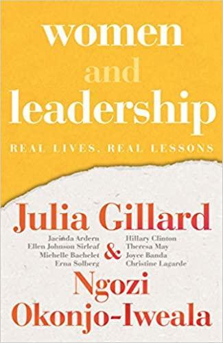book cover gillard women and leadership
