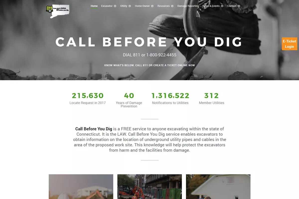 call-before-you-dig-website
